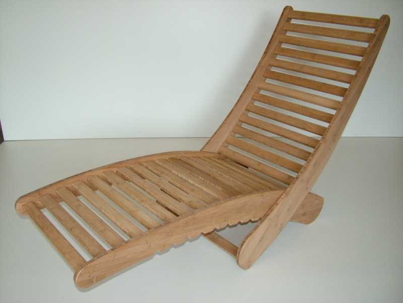 Bambus-Liegestuhl 005